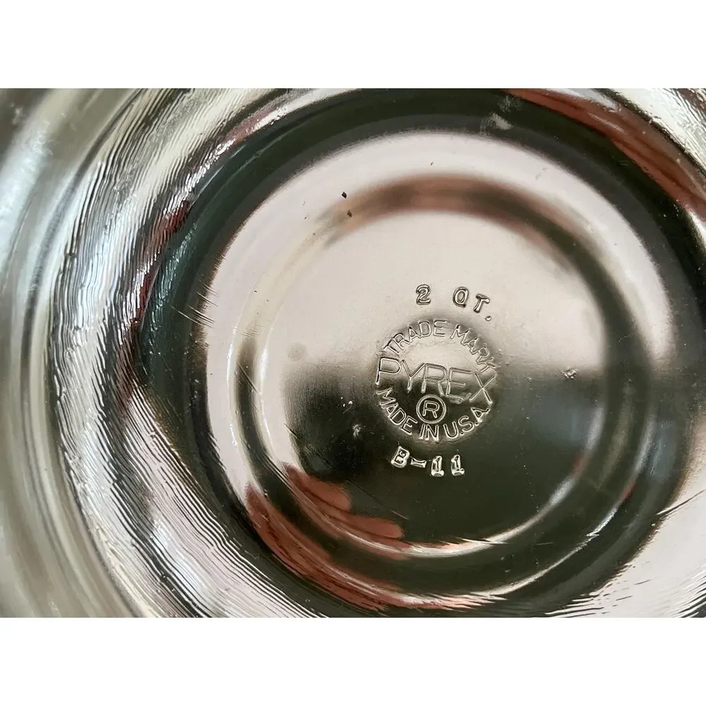 Vintage Silver MCM Ice Bucket Sheffield Silver Company Pyrex Insert, Made in USA